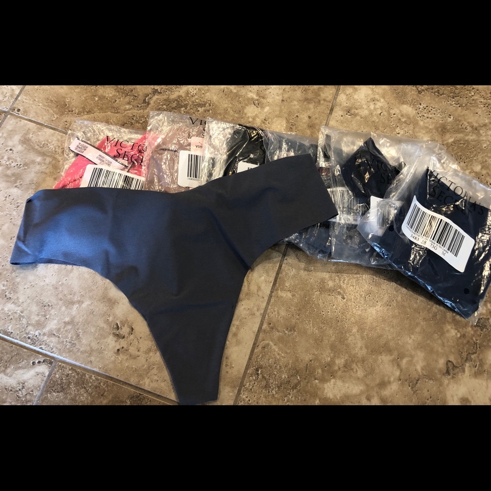 NWT Victoria’s Secret seamless Thong Panties Lot